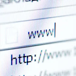 www being typed in address bar of browser