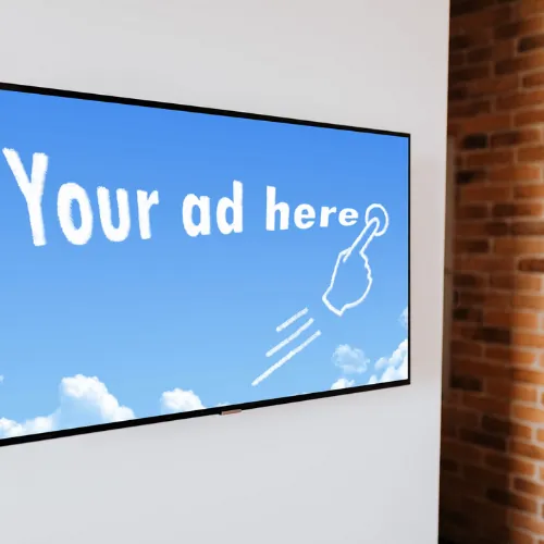 Your Ad Here on TV Screen